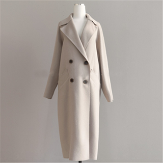 Women's Long Winter Trench Coat | With Belt