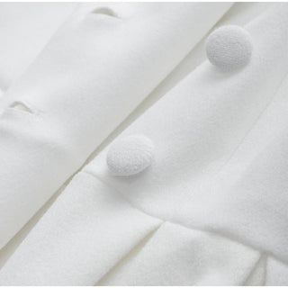 Women's trench coat | Double-breasted with lapels & long fit