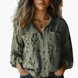Dámská boho halenka s dlouhým rukávem | Ležérní