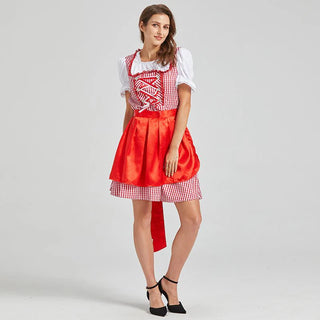 Damen Oktoberfest Dirndl Kleid | Midi