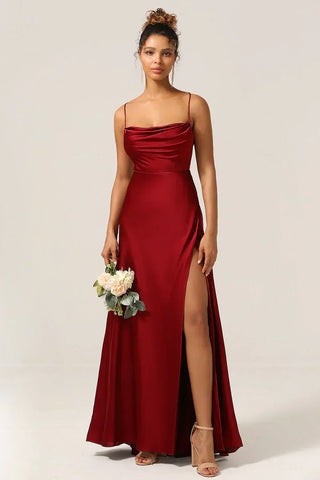 Damen Abendkleid mit Schlitz | Maxi