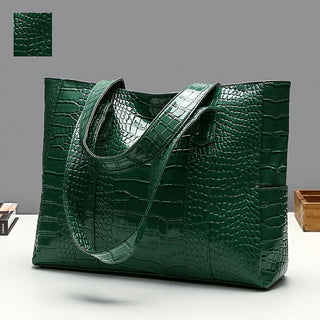 Women's Large Shoulder Bag | Embossed Tote
