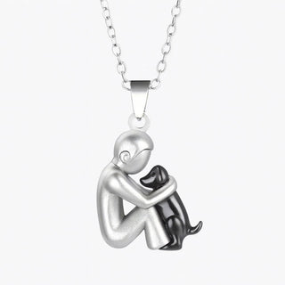 Collier pendentif pour amoureux des chiens | Design câlin