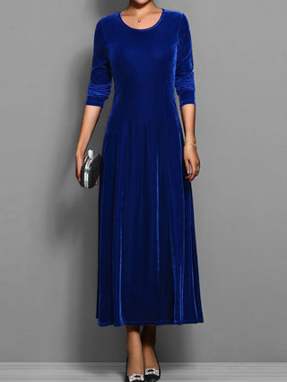 Robe de soirée à manches longues pour femme | Maxi