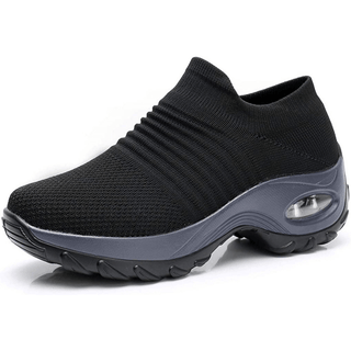 Zapatillas deportivas para mujer sin cordones | Ortopédicas