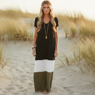 Dámské boho letní šaty | maxi