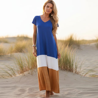 Dámské boho letní šaty | maxi