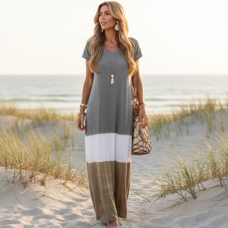 Dámské boho letní šaty | maxi