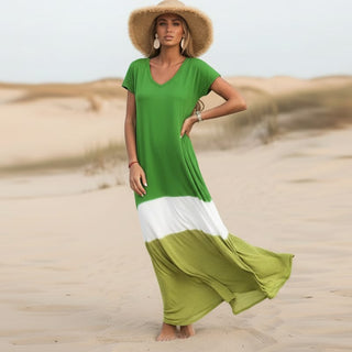 Dámské boho letní šaty | maxi