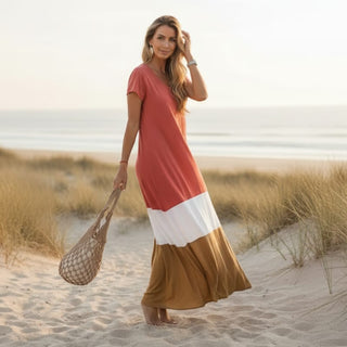 Dámské boho letní šaty | maxi