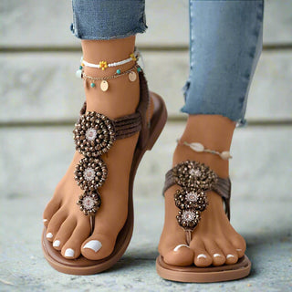 Damen Sandalen mit Offenen Zehen | Flach
