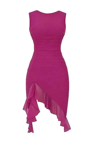 Damen Elegantes Cocktail Sommerkleid | Midi