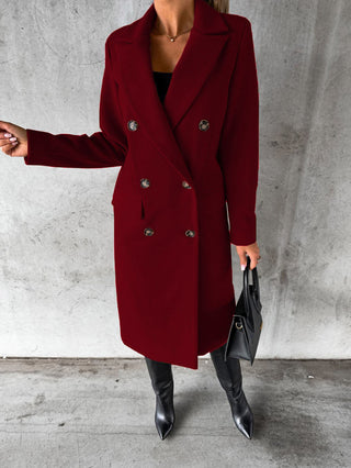 Women's Winter Trench Coat | Double-breasted