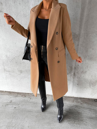 Women's Winter Trench Coat | Double-breasted