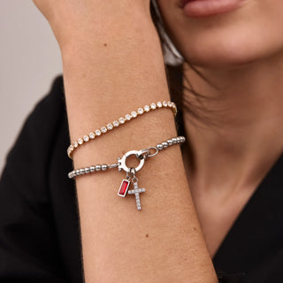 Damen Charm Armband | Mit Perlen