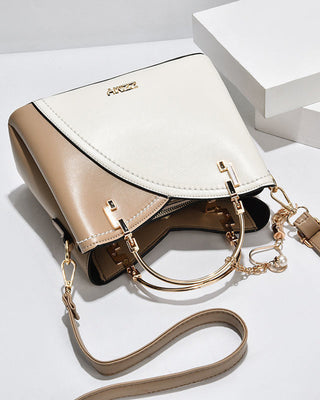 Damen Elegante Große Handtasche Schulterriemen – Detailansicht