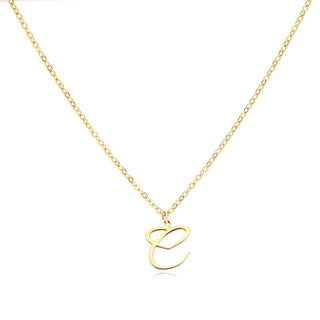 Damen Elegante Halskette Herzanhänger – Gold C
