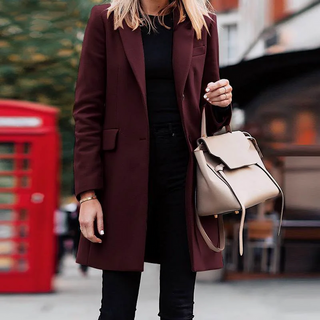 Damen Eleganter Trenchcoat Mantel | Reverskragen