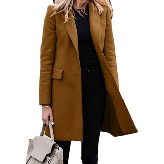 Damen Eleganter Trenchcoat Mantel | Reverskragen