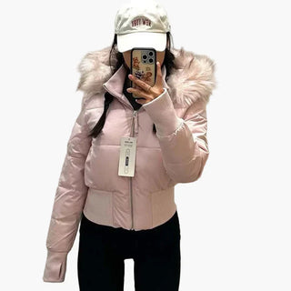 Damen Gesteppte Winterjacke | Mit Kapuze