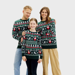Damen Gestrickter Weihnachtspullover | Rundhals