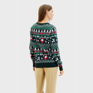 Damen Gestrickter Weihnachtspullover | Rundhals