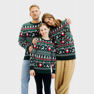 Damen Gestrickter Weihnachtspullover | Rundhals
