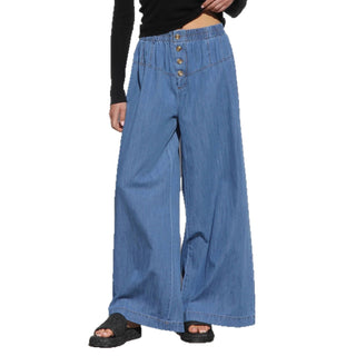 Damen Jeans Mit Hohem Bund | Weites Bein