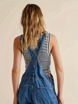 Damen Jeans Latzhose | Latzträger