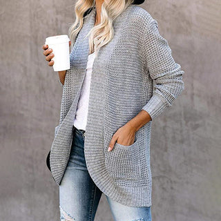 Damen Langer Cardigan | Offen