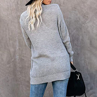 Damen Langer Cardigan | Offen