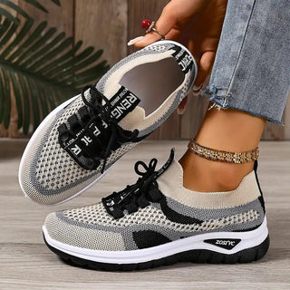 Damen Plateau Sneaker | Sockenschaft