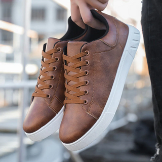 Damen Schnür-Sneaker | Profilsohle