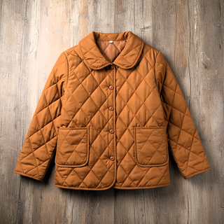 Damen Winter Steppjacke | Knopfleiste