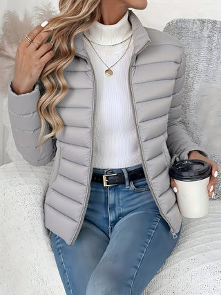Damen Winter Steppjacke | Stehkragen
