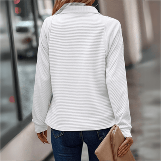 Sudadera de mujer con cremallera | cuello alto