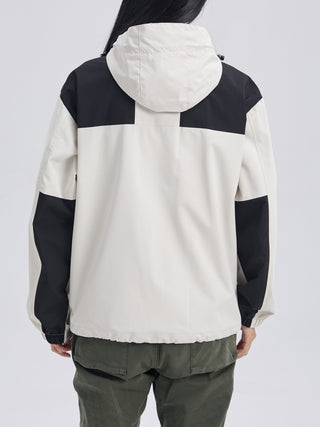 Damen Winter Outdoorjacke Kapuze – Detailansicht