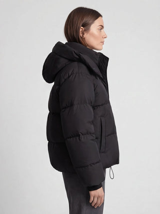 Chaqueta acolchada de invierno para mujer | Capucha desmontable