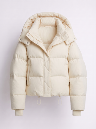 Chaqueta acolchada de invierno para mujer | Capucha desmontable