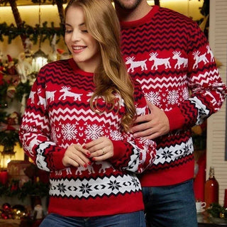 Damen Winter Weihnachtspullover | Norwegermuster