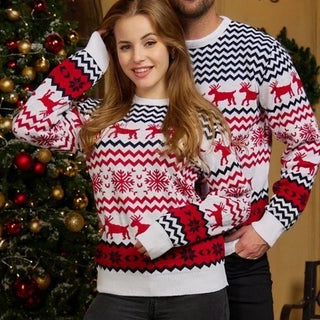Damen Winter Weihnachtspullover | Norwegermuster