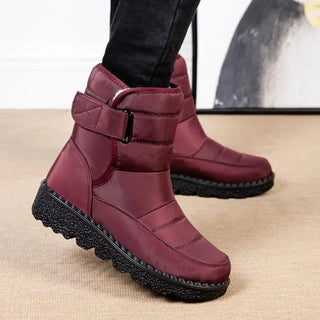 Botas de nieve de invierno para mujer | Cierre de velcro