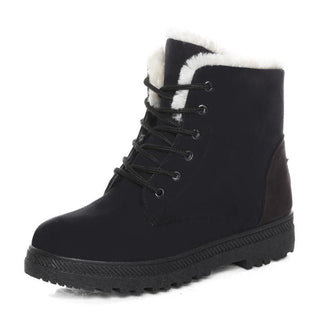 Damen Robuste Winterstiefeletten | Schnürverschluss