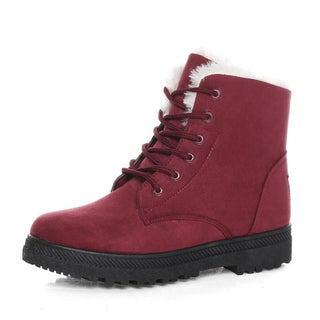 Damen Robuste Winterstiefeletten | Schnürverschluss