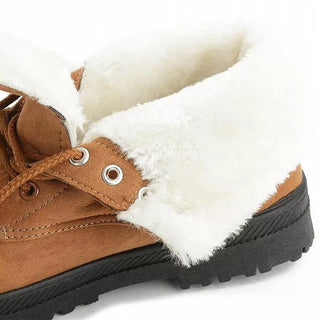 Damen Robuste Winterstiefeletten | Schnürverschluss