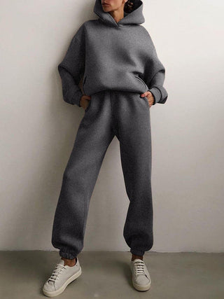 Damen Zweiteiliger Jogginganzug | Kapuzenpullover