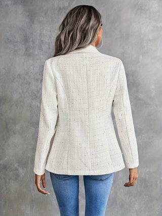 Women's blazer with buttons and long sleeves | Structured