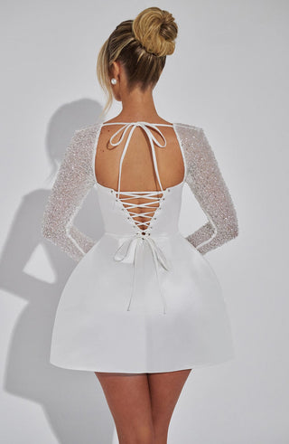 Women’s Wedding Dress with Square Neckline | Mini
