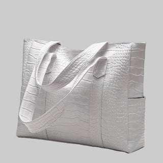 Women's Large Shoulder Bag | Embossed Tote