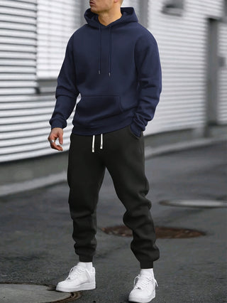 Herren Kapuzen Trainingsanzug Set | Pullover Hoodie & Jogginghose